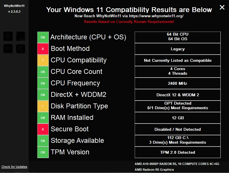 Как использовать средство проверки готовности к Windows 11