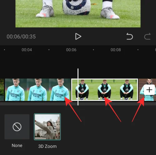 Capcut'ta 3D Zoom nasıl yapılır