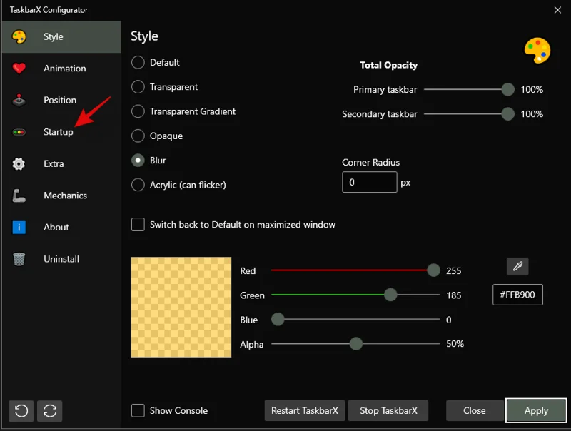 Windows 11에서 작업 표시줄 색상을 변경하는 방법