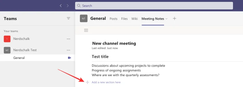 Microsoft Teams'de Toplantı Notları Nasıl Alınır