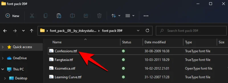 Windows 11에 글꼴을 설치하는 방법