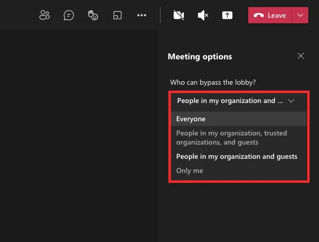 İnsanların Microsoft Teams'de Lobiyi Atlamasına Nasıl İzin Verilir?