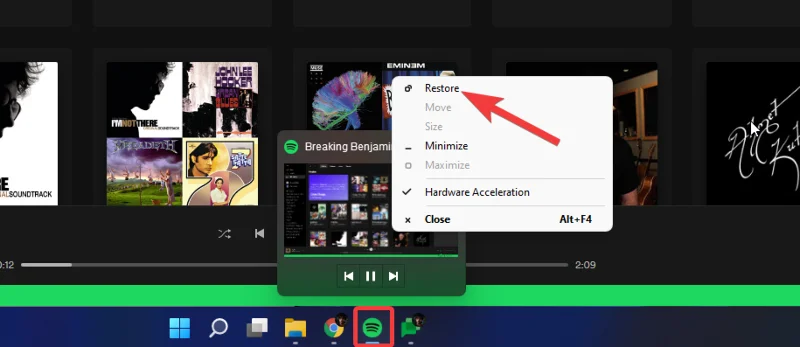 Windows 11에서 전체 화면을 종료하는 방법