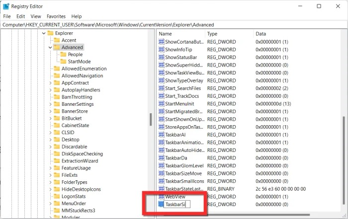 Windows 11에서 작업 표시줄을 더 작게 또는 크게 만드는 방법