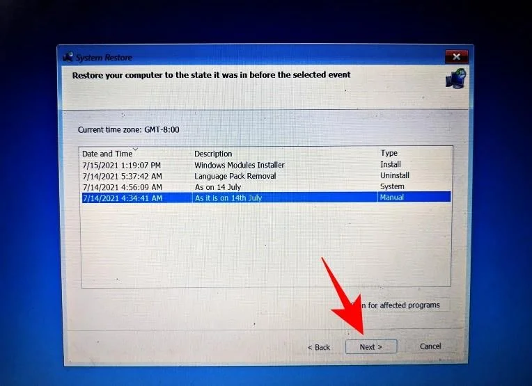 Windows 11에서 복원 지점을 만드는 방법