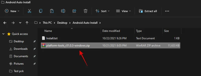 더블 클릭으로 Windows 11에서 APK를 자동으로 사이드로드하는 방법