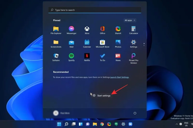 Windows 11 시작 메뉴에서 더 많은 앱을 고정하는 방법