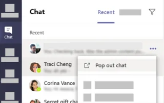 Microsoft Teamsde bir sohbet nasıl açılır