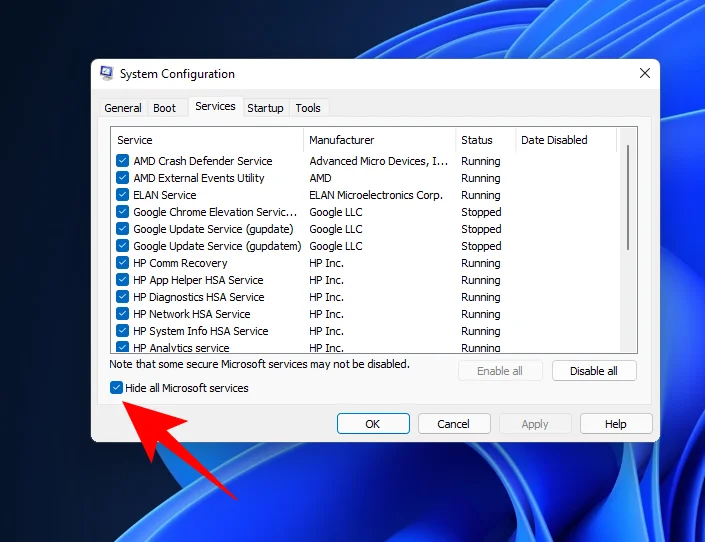 안전하게 비활성화하는 Windows 11 서비스와 방법은 무엇입니까?