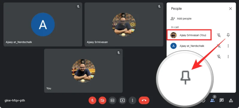 จะปักหมุดบน Google Meet ได้อย่างไร  จะมีใครรู้หรือเห็นไหม?