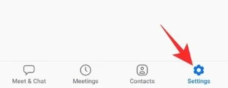การเปลี่ยนชื่อใน Zoom บนมือถือ