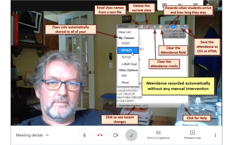 Comment prendre la participation à Google&nbsp;Meet