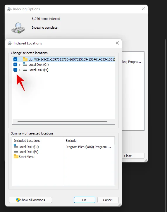 Windows 11에서 Windows 검색 높은 CPU 또는 디스크 사용량을 수정하는 방법