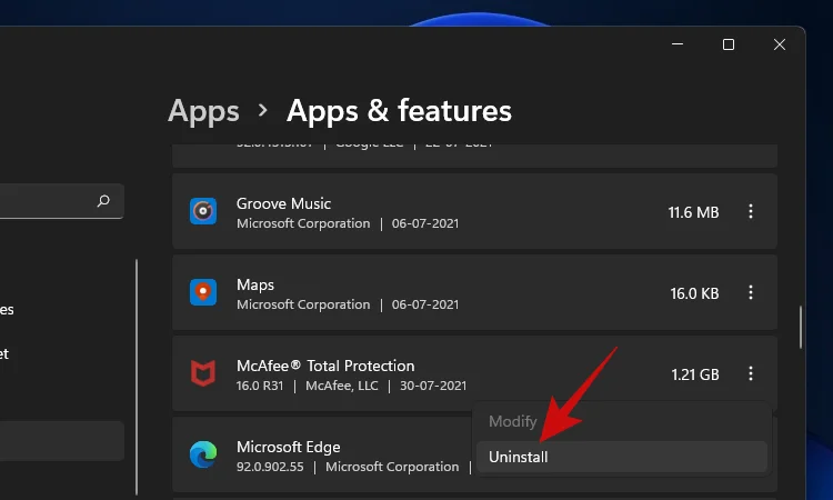 Windows 11에서 McAfee를 제거하는 방법 [5가지 방법]