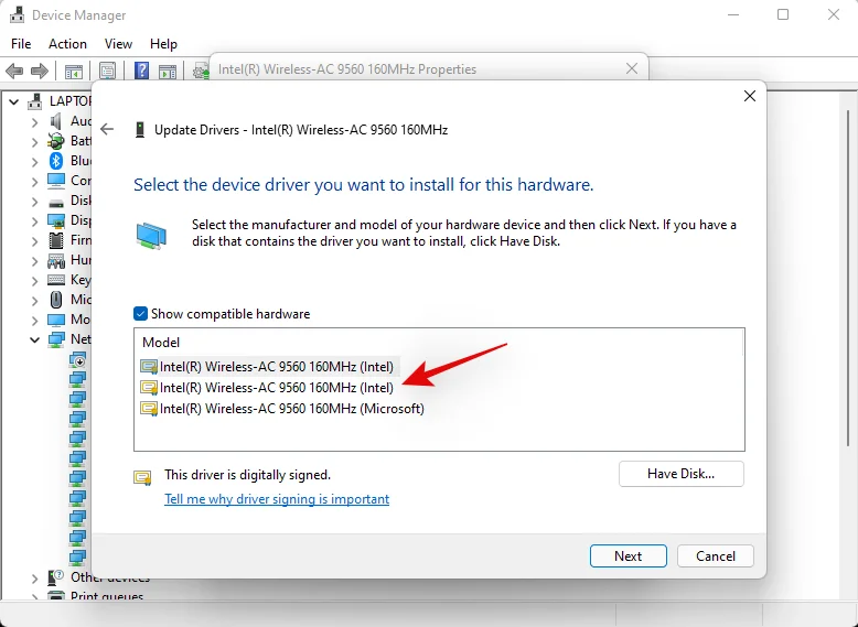 Windows 11에서 Killer Wireless 1535 드라이버 문제를 해결하는 방법