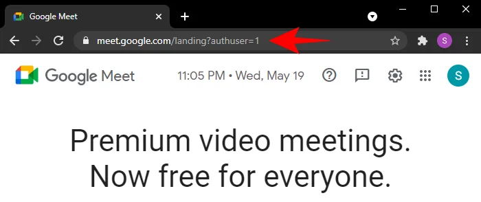 วิธีเพิ่มบัญชีอื่นใน Google Meet