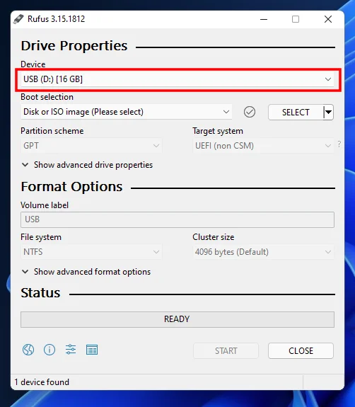 간단한 4단계로 Windows 11 부팅 가능한 USB를 만드는 방법
