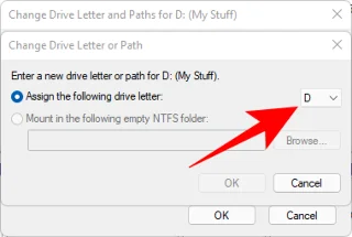Windows 11에서 드라이브 문자를 변경하는 방법