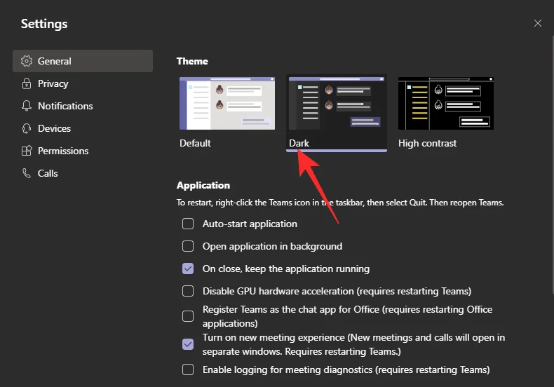 วิธีเปิดโหมดมืดใน Microsoft Teams