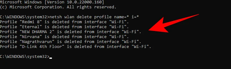 Windows 11에서 네트워크를 잊어버리는 방법
