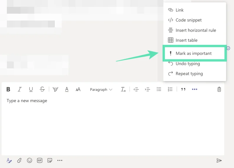 送信されたメッセージをMicrosoftTeamsで「重要」としてマークする方法