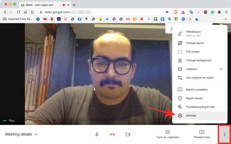 Comment retourner ou mettre en miroir la caméra sur Google Meet sur Windows et Mac