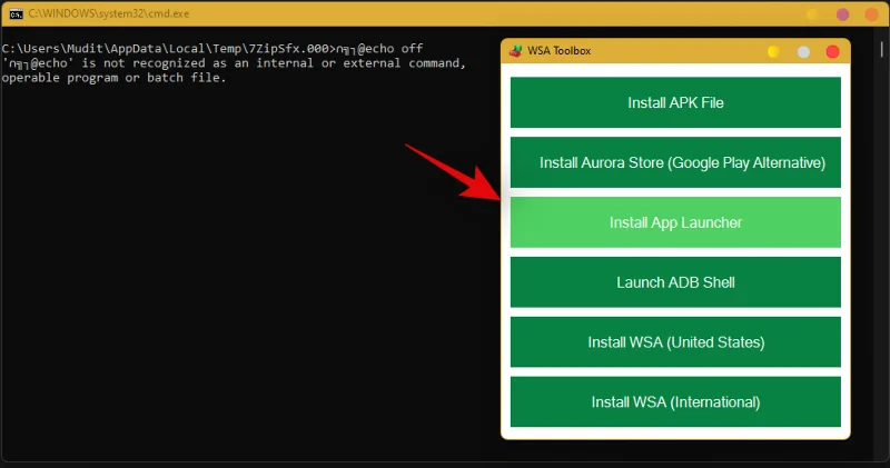 Windows 11에서 WSA Toolbox를 설치하고 사용하는 방법