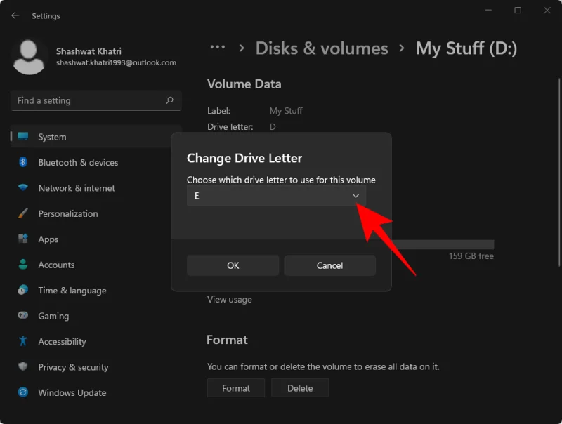 Windows 11에서 드라이브 문자를 변경하는 방법