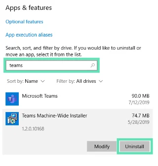 วิธีถอนการติดตั้ง Microsoft Teams (ค่อนข้างยุ่งยาก!)