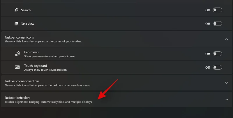 Windows 11 작업 표시줄을 왼쪽 정렬하는 방법