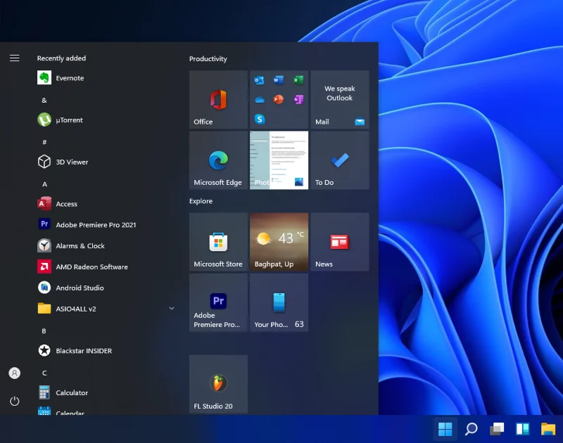 Windows 11: Windows 10 시작 메뉴를 되돌리는 방법