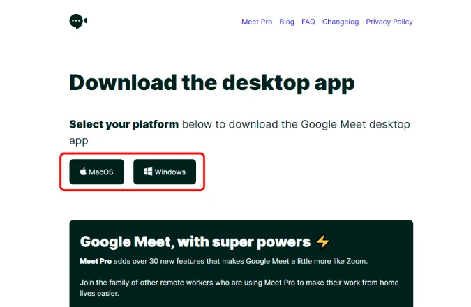 Comment télécharger Google Meet sur PC, Mac et Chrome OS