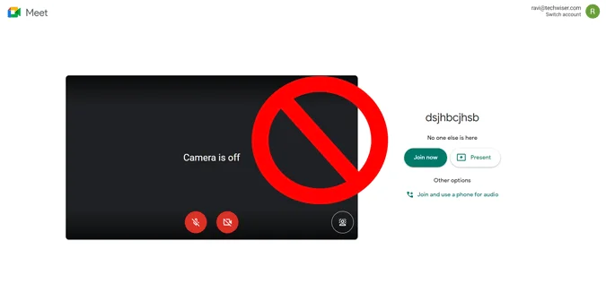 Comment mettre automatiquement en sourdine et désactiver la vidéo sur Google Meet
