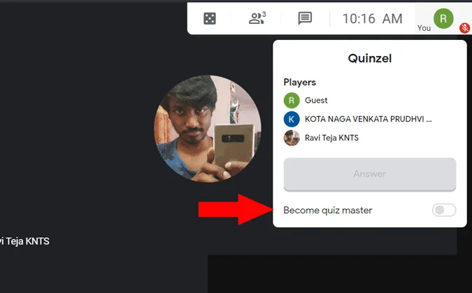 Comment mener un quiz sur Google Meet
