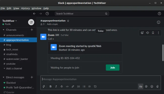 Comment utiliser Zoom avec Slack de manière transparente