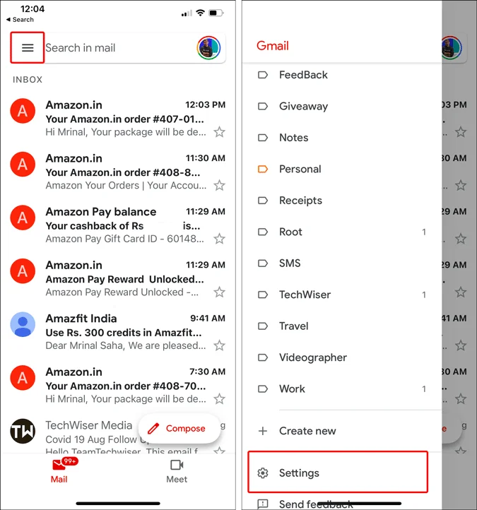 Cara Menghapus Tab Meet Dari Gmail di Android & iOS