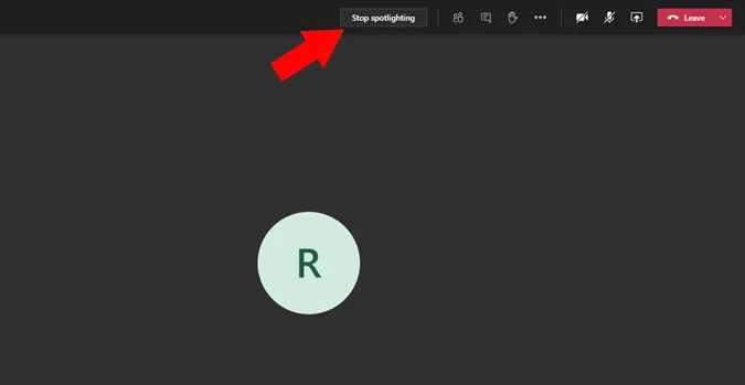 Cara menggunakan Spotlight di Rapat Microsoft Teams