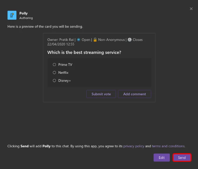 Comment participer à des sondages dans Microsoft Teams