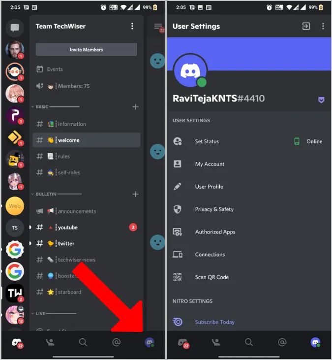 Comment zoomer et dézoomer sur Discord