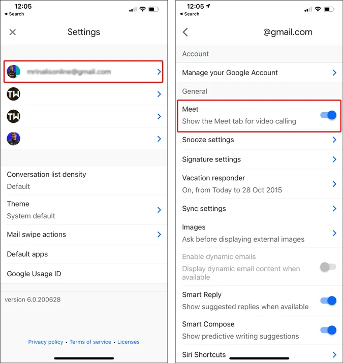 Cara Menghapus Tab Meet Dari Gmail di Android & iOS