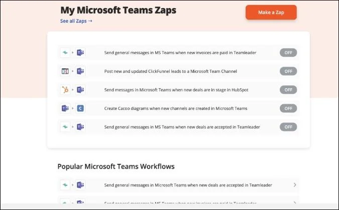 Application Zapier